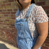 Side Tie Short Overalls