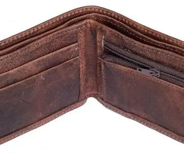 Leather Wallet w/Coin Pocket