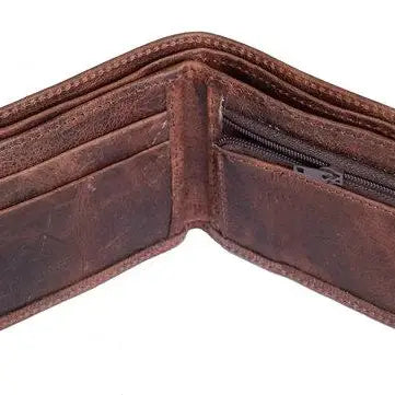 Leather Wallet w/Coin Pocket