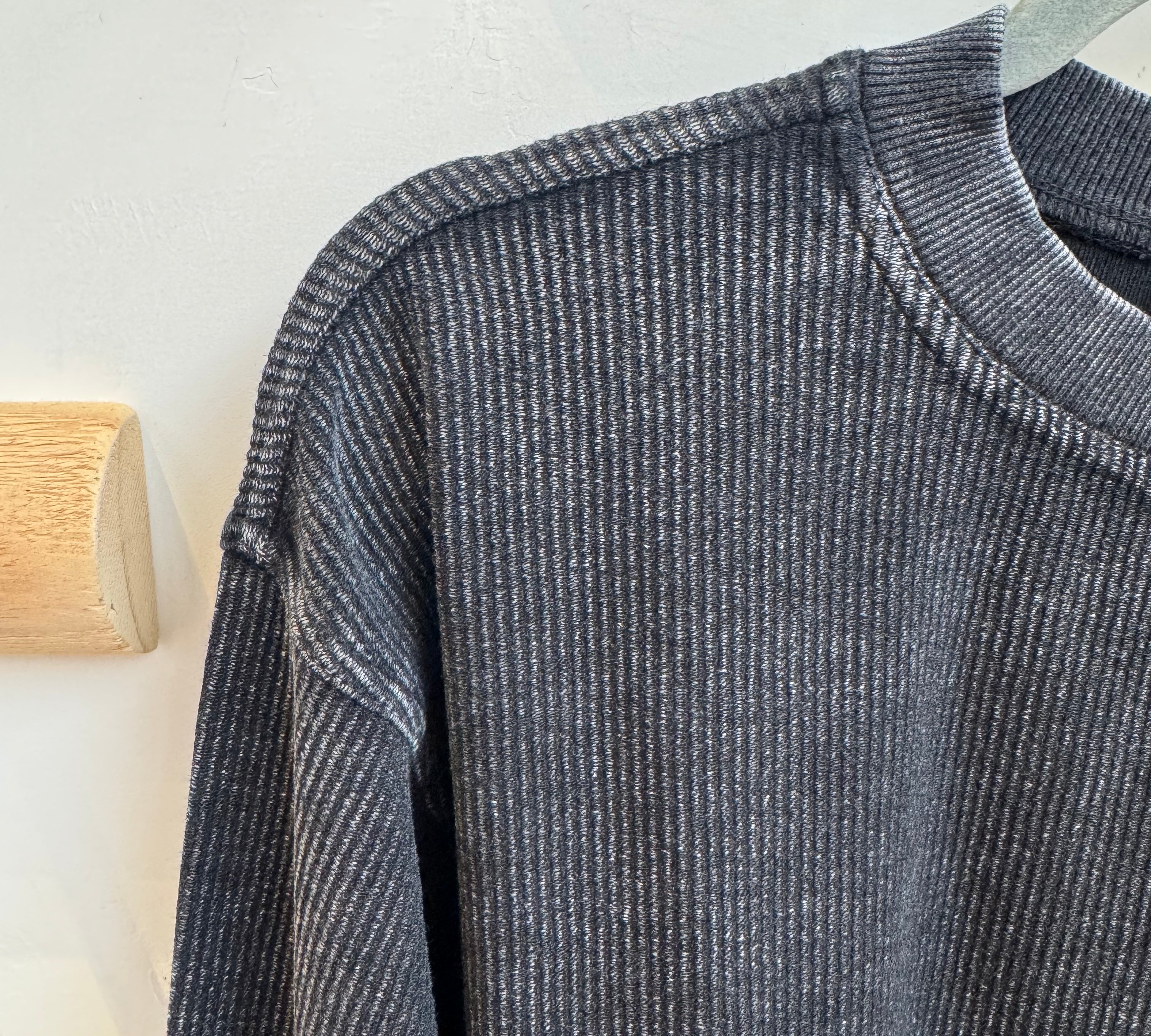 Neutral Luxe Corded Crew