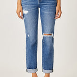 Plus High Rise Slim Girlfriend Risen Jeans