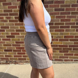 French Terry Ribbed Skort