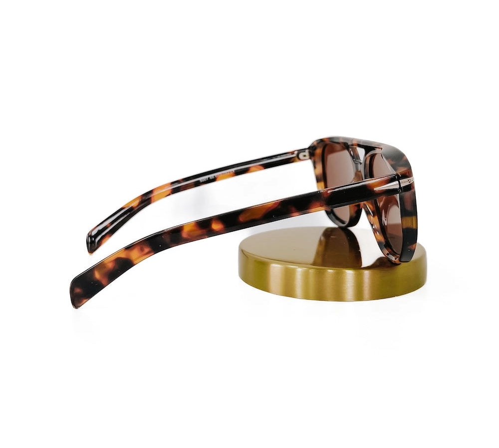 Goldie Double Bridge Aviator Sunglasses