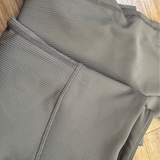 Nylon Ribbed Leggings