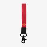 Red Iowa State Wristlet Keychain