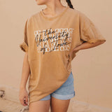 U of Iowa Owens Oversized Outline Tee
