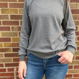 Long Sleeve Techno Pin Stripe Top