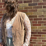 Camel Corduroy Vest