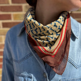 Olivia Dog Print Scarf
