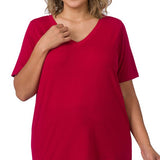 Plus V-Neck Tee