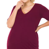 Plus V-Neck Tee