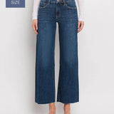 Vervet Plus Size Tummy Control Mid Rise Wide Leg Jeans