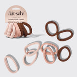 Recycled Rosewood Seamless Elastic Hair Ties