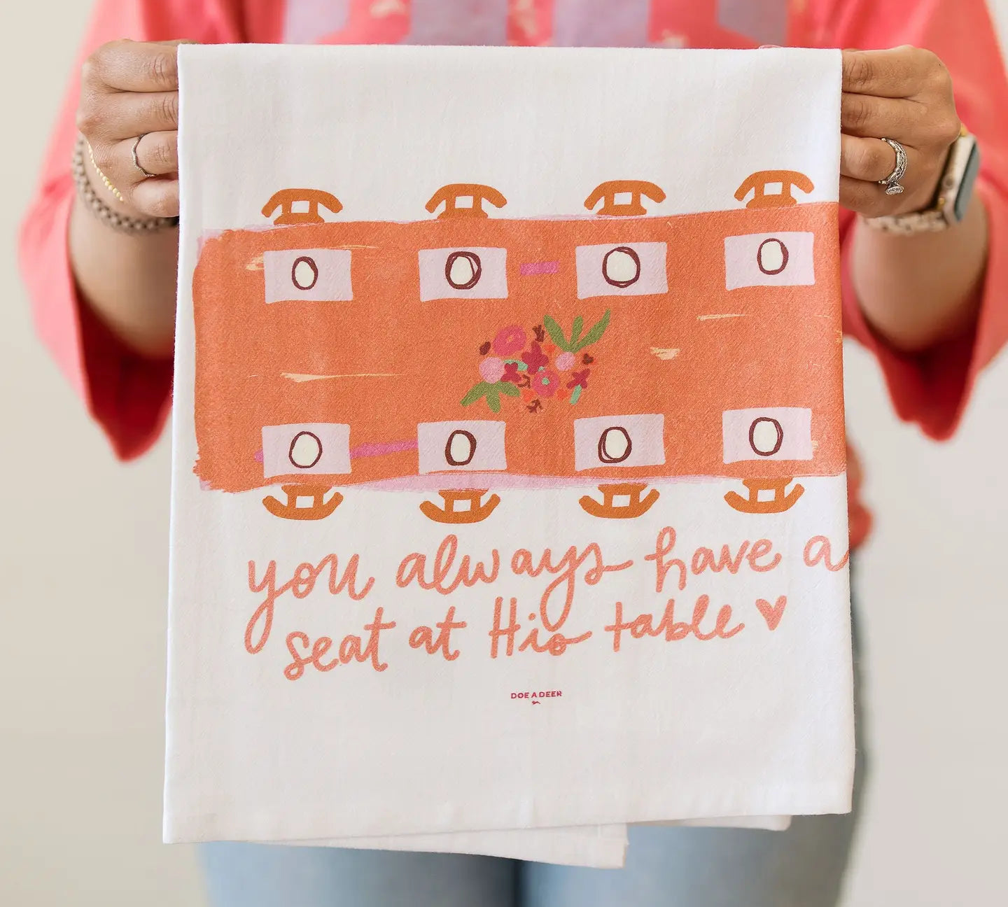 Doe A Deer Flour Sack Towel