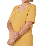 Plus V-Neck Tee