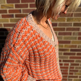 Button Down Textured Cardigan Sweater