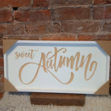 Sweet Autumn Sign 24x11”