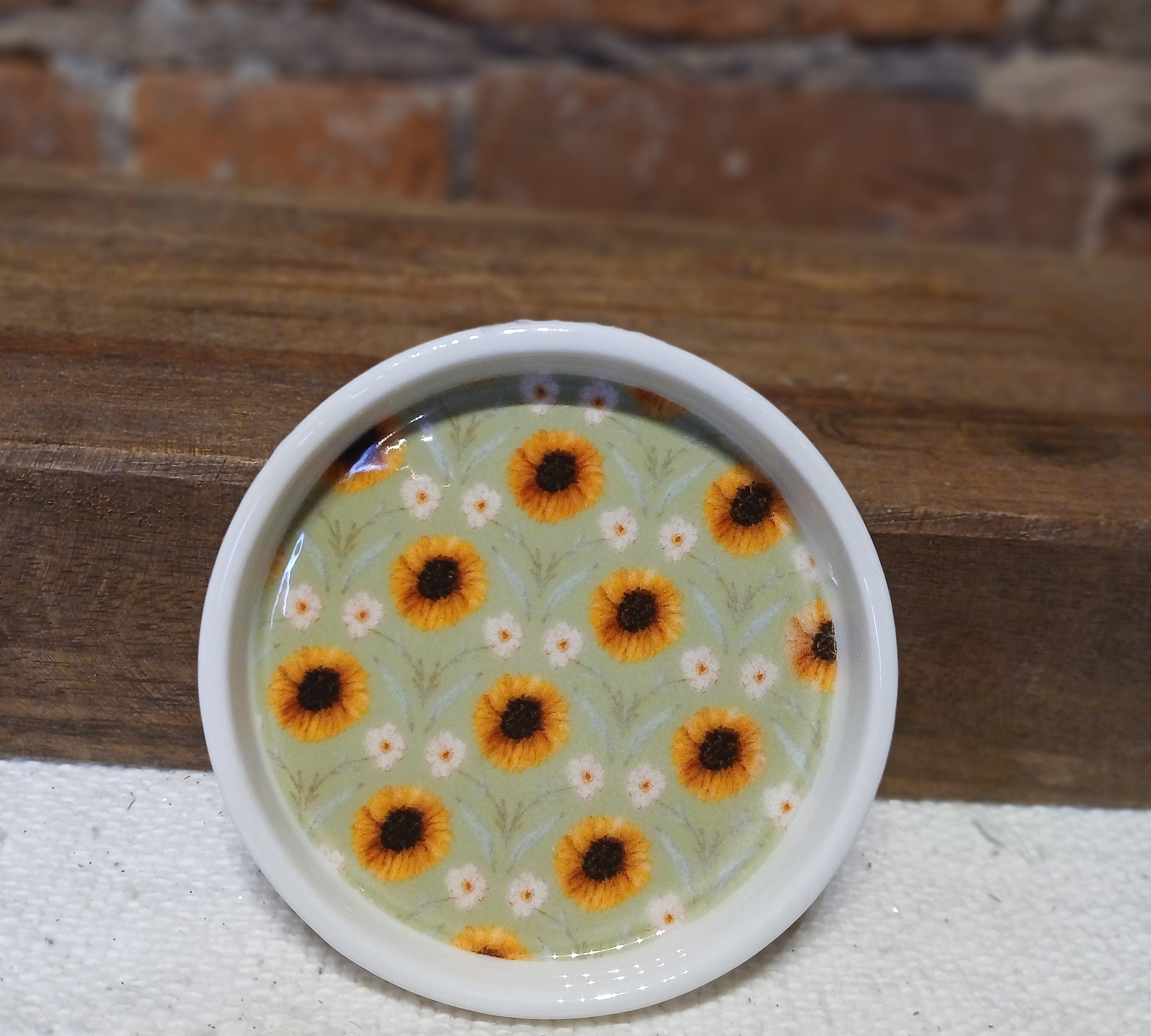 Fall Bountiful Trinket Dish 3.5”