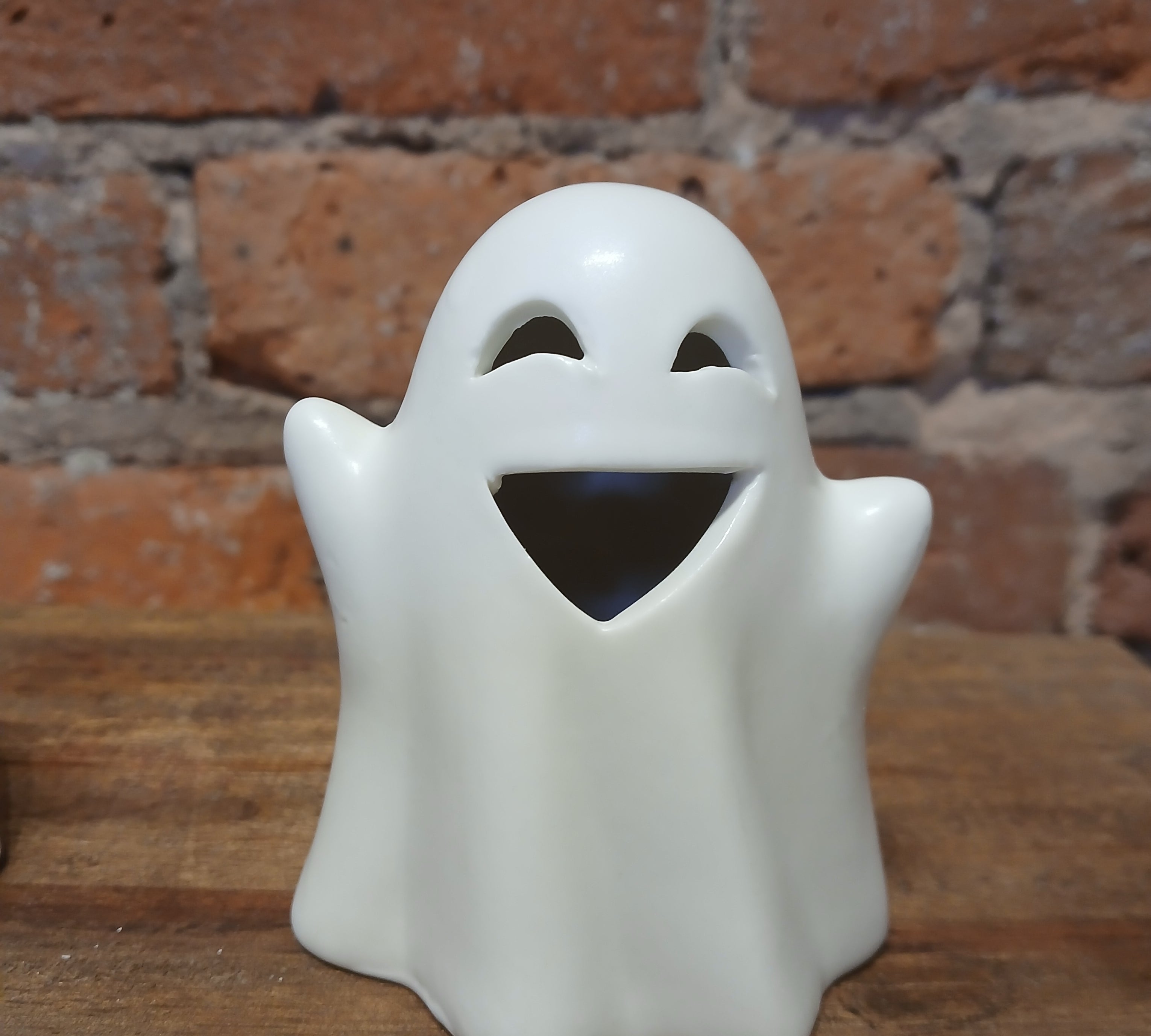 Happy Ghost Figurine 3.25”