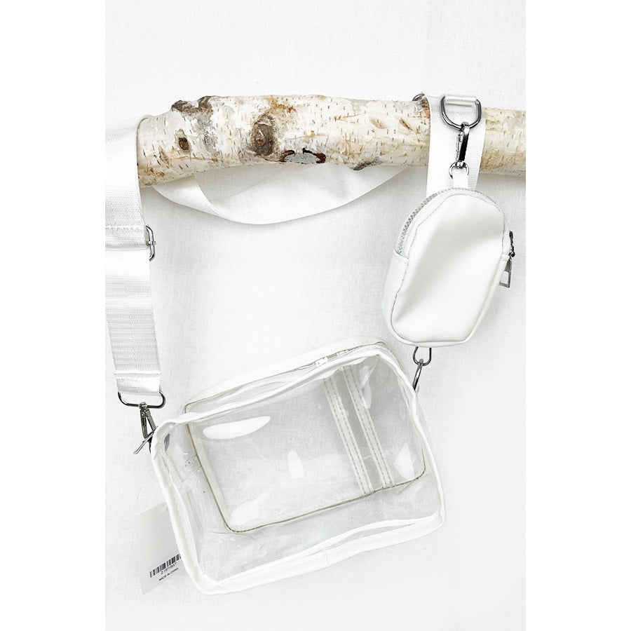 Clear Sling Bag Purses with Coin Purse