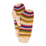 Muk Luks Women's Textured Stripe Mitten