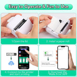 Mini Portable Inkless Thermal Printer