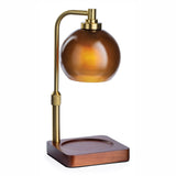 Amber Sphere Candle Lamp