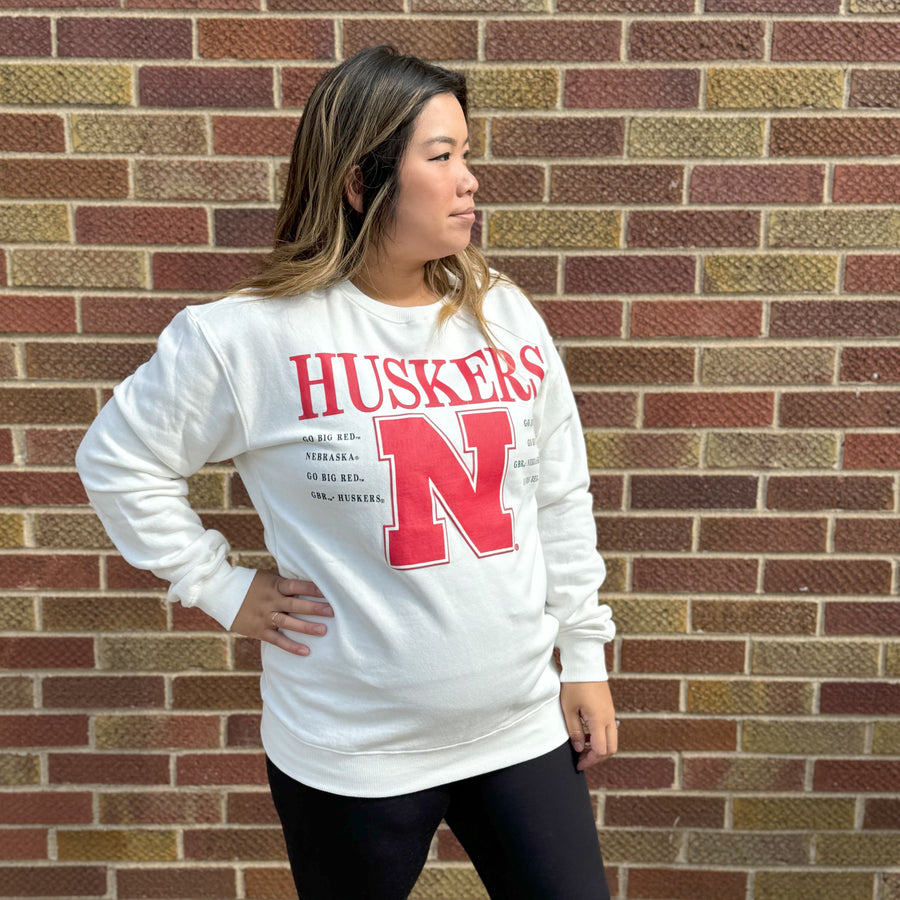 Nebraska Guccio Crew Sweatshirt