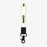 U of Iowa Stripes Wristlet Keychain