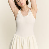 Athletic Bubble Dress With Shorts