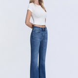Vervet Plus Eagerly High Rise Raw Hem Bootcut
