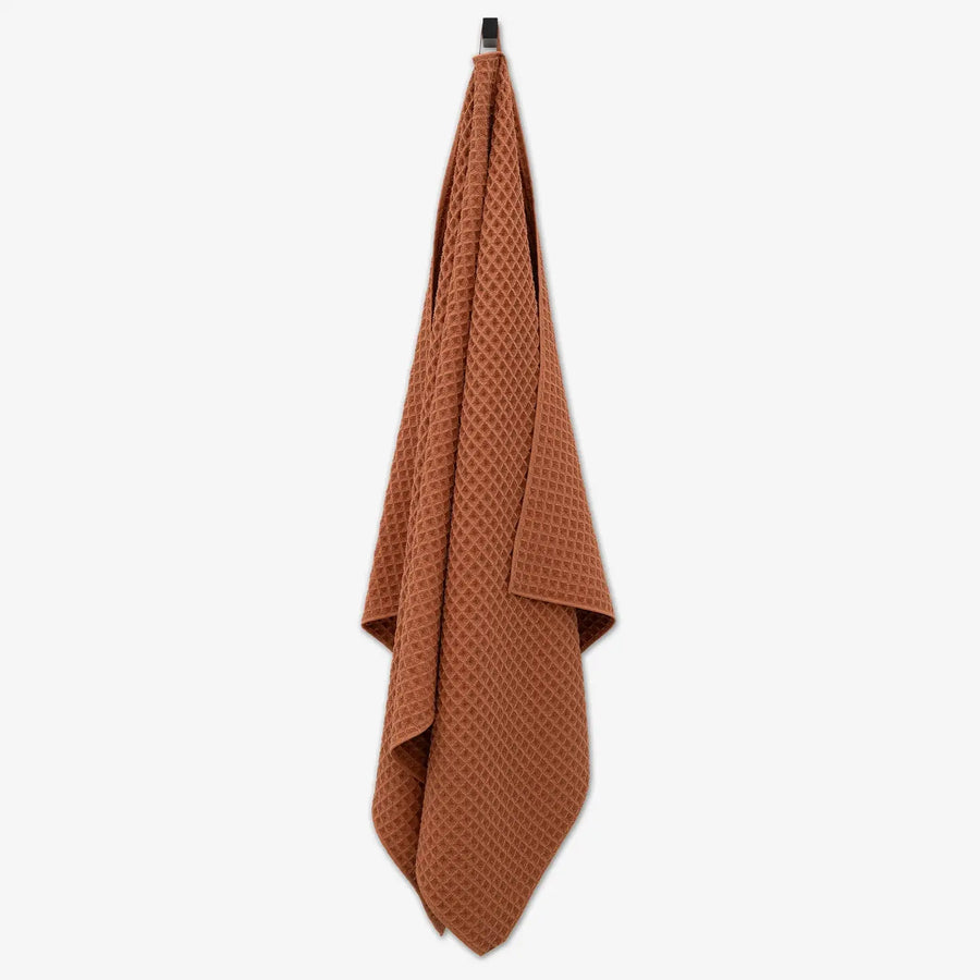 Geometry Waffle Bath Towel