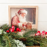 Vintage Santa Sign 10"