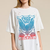 Free Bird Gradient Graphic Tee