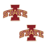Iowa State Enamel Logo Stud Earring