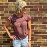 Ditsy Floral Knit Top