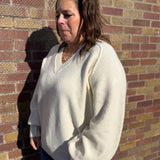 Oversized V Neck Sweater