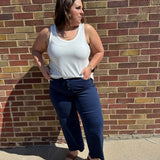 Plus Scoop Neck Loose Fit Tank