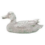 Rustic Whitewash Mallard Duck