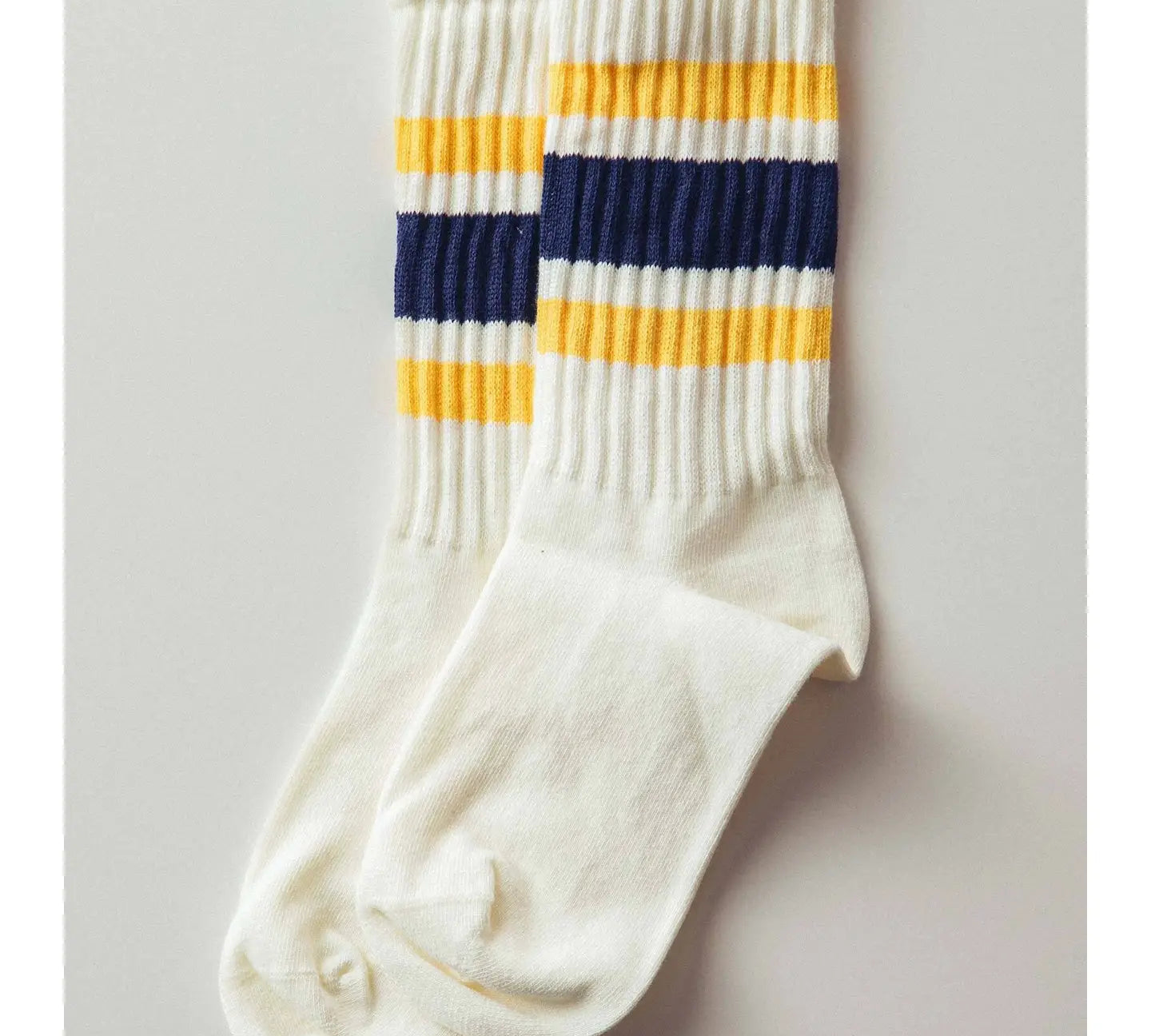 Varsity Stripe Ribbed Crew Socks