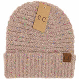 CC Confetti Boucle Knit Cuff Beanie