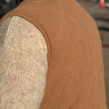 Plus Ribbed Snap Button Vest