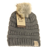 CC Baby Fur Pom Beanie