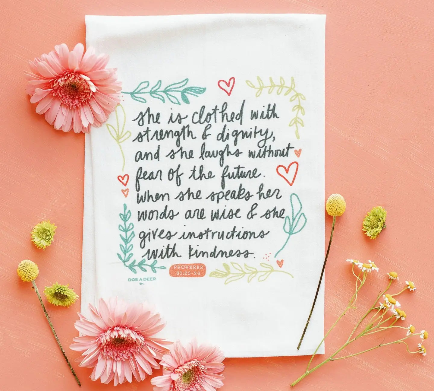 Doe A Deer Flour Sack Towel