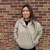 Double Brushed Hoodie Top