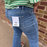 Mid Rise Boot Cut Crop Mica Jean