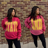 Reversible Red State Sweatshirt