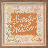 Sweater Weather Sign 8x8"