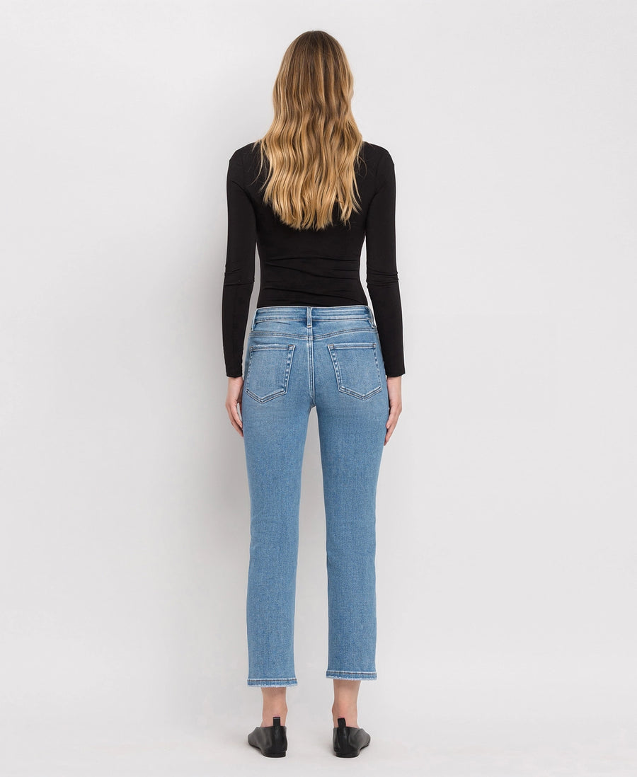 Perfect High Rise Crop Slim Vervet Jeans