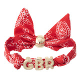 Nebraska Husker Bandana Bracelet